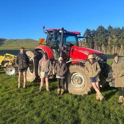 Case IH tractor provides boost to next generation of New Zealand farmers at Salvos Southland training farm