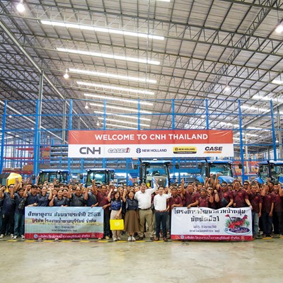 Buriram Sugar Factory management and leading sugarcane farmers at CNH Thai Branch in Bangkok