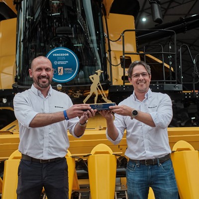A New Holland venceu o Pr mio Gerdau com a colheitadeira CR7 Arrozeira