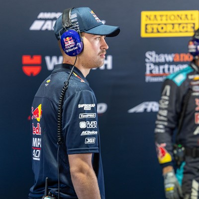 James Scott wins a trackside experience with Red Bull Ampol Racing as part of New Holland s apprentice program