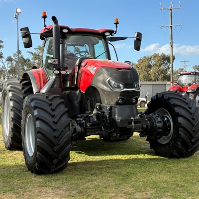 Case IH debuts Optum tractors with 3 metre centre option at Henty Machinery Field Days