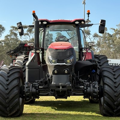 Case IH debuts Optum tractors with 3 metre centre option at Henty Machinery Field Days
