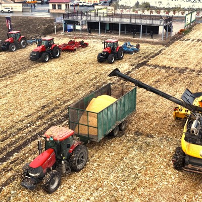 New Holland CR8 90 Case IH Optum 3304 and Magnum 4004