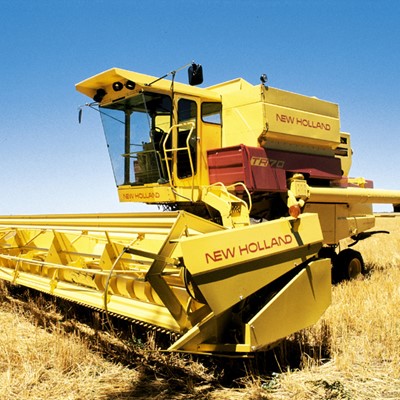New Holland celebrates a half century of Twin Rotor combines