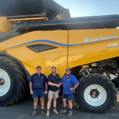 New Holland CR10 monster in the paddock debuts at Dalby