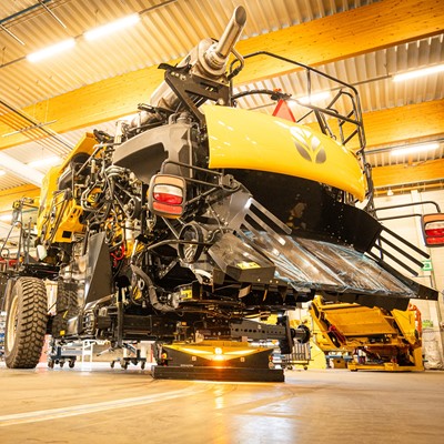 Automated guided vehicles at Zedelgem Plant