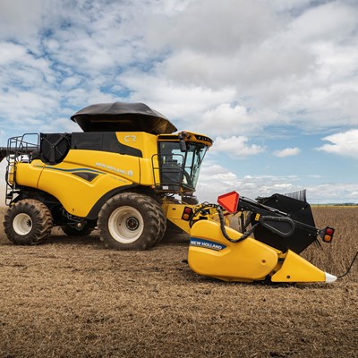 Nova colheitadeira CR7 da New Holland