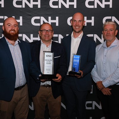 The Boekemans team and CNH team celebrating at the Dealer of The Year Awards in Adelaide South Australia