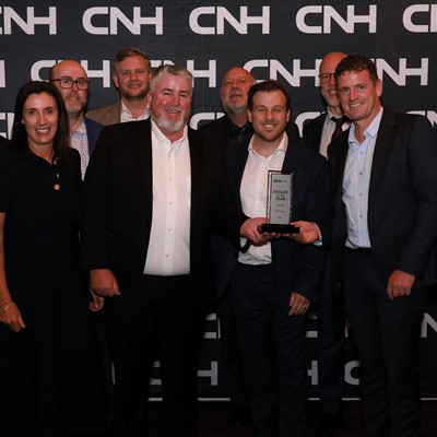 The O Connors team and CNH team celebrating at the Dealer of The Year Awards in Adelaide South Australia