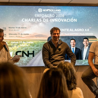 New Holland y el Parque de Innovacion realizaron un ciclo de charlas sobre tecnologia e innovacion en Expoagro
