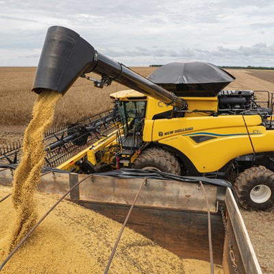 Colheitadeira CR7 da New Holland