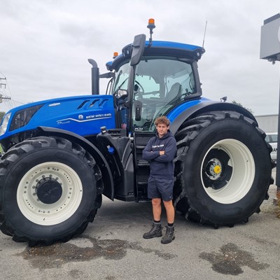 Canterbury apprentice trades cows for horsepower in Red Bull Ampol Racing pit lane