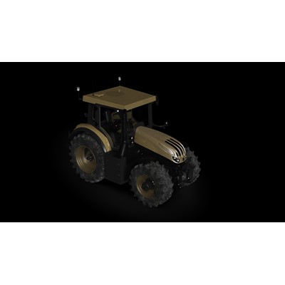 STEYR Terrus CVT protected tractor concept developed in collab with Mehler Protection presented at Eurosatory 2026
