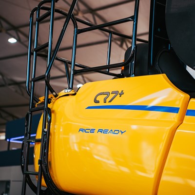 Colheitadeira CR7 Arrozeira da New Holland