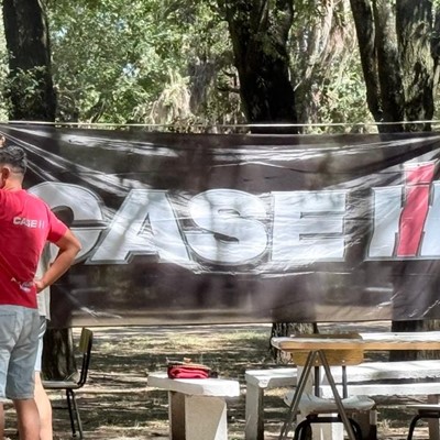 Clientes durante una jornada a campo
