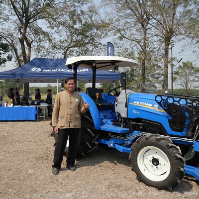 CNH equipment helps Thai rice farmer replace stubble burning