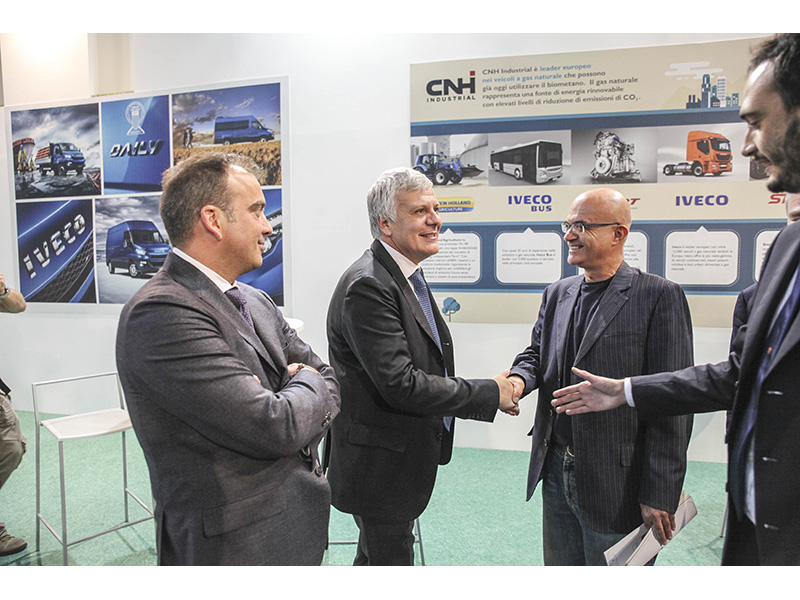The Honourable Gian Luca Galletti, Italy's Minister of the Environment, Land and Sea, visits the CNH Industrial The Honourable Gian Luca Galletti, Italy's Minister of the Environment, Land and Sea, visits the CNH Industrial