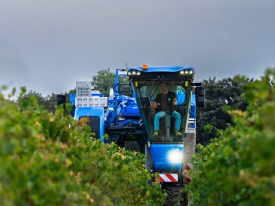 New Holland Braud compact grape harvesters