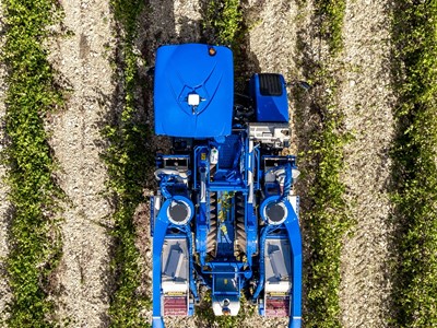 New Holland Braud compact grape harvesters