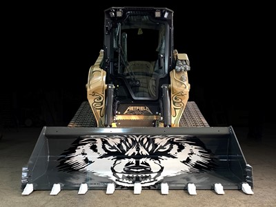 Special edition CASE compact track loader front view