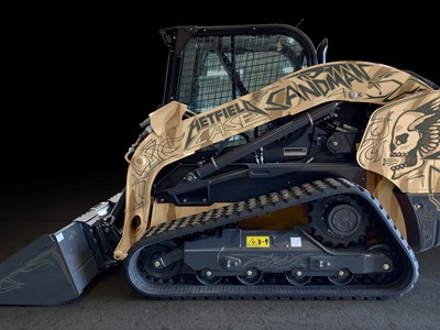 Special edition CASE compact track loader side view