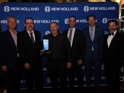 The Ronco Motors team and CNH team celebrating at the Dealer of the Year Awards in Adelaide South Australia