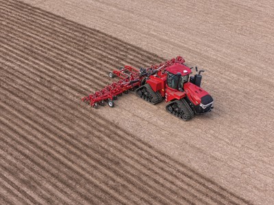 Steiger 645 Quadtrac with Nutri Tiller 1000 series strip till tool