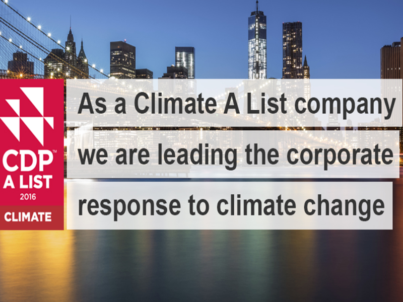 CDP Climate A List CDP Climate A List