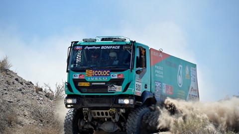 Gerard de Rooy wins the second Dakar special with the Iveco Powerstar
