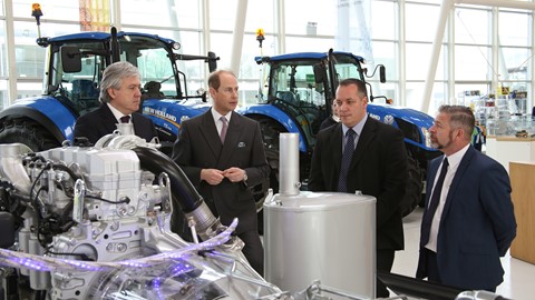 CNH Industrial manufacturing facility welcomes Royal Visit from HRH The Earl of Wessex KG GCVO