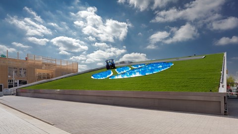 New Holland Sustainable Farm Pavilion at Expo