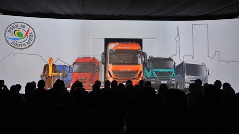 Senior Vice President Southern Africa Mario Gasparri speaks at opening of CNH Industrial facility