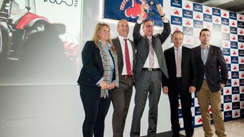 Case IH accepts the award for Best Tractor of the Year TOTY 2015