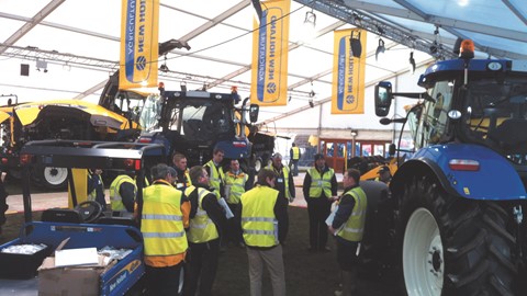 New Holland’s sales team at LAMMA