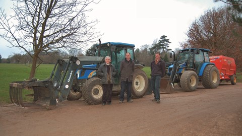 New Holland Tractors at Oxford University Parks