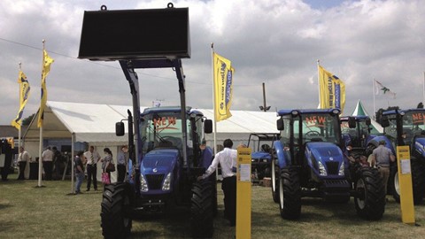 New Holland Agriculture's stand at the Royal Welsh Show
