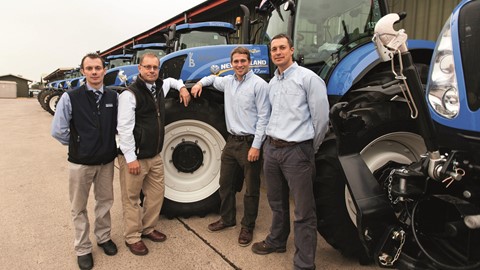 New Holland Dealership handed over the variety of sophisticated T6 and T7 tractors to Alan Bartlett and Sons Ltd