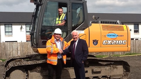 New Case Excavators arrive at Centre Plant