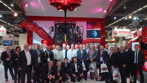 Case IH team together with key customers at SIMA 2015 in Paris