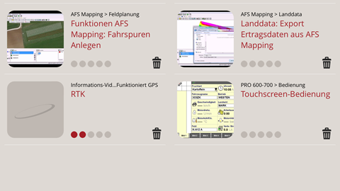 New AFS Academy app from Case IH Screenshot - homepage