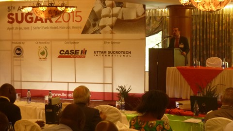 Daniel Bordabossana Case IH Marketing Manager Africa & Middle East at the 5th Africa Sugar Outlook Conference in Kenya