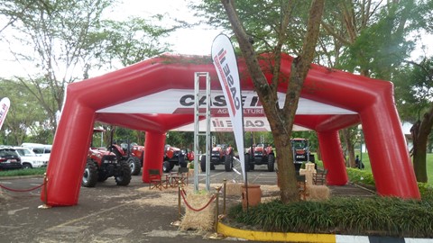 Case IH Machine Display at the 5th Africa Sugar Outlook Conference in Kenya