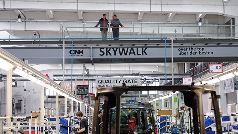 The Skywalk in the St. Valentin plant