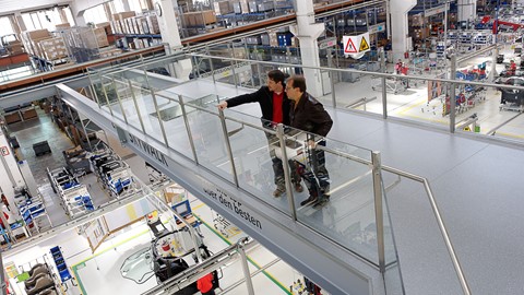 The Skywalk at the St. Valentin Plant