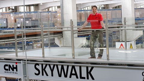 The Skywalk at the St. Valentin Plant