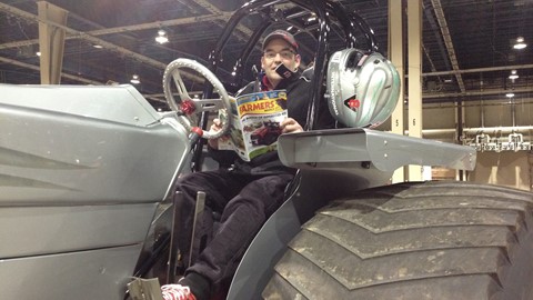 UK Farmer David Jones aboard ‘Controlled Chaos’