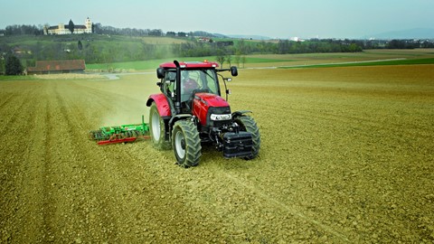 Maxxum CVX undertaking field cultivation activities