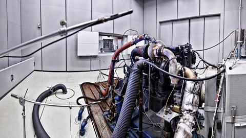 Engine ready for testing at FPT Industrial