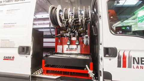 Case IH well equipped service vans to provide an even higher level of support to customers
