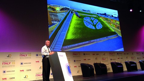 Lars Skjoldager Sørensen, New Holland Agriculture Head of Harvesting Product Management, was invited to speak at the Wom